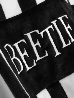 Beetlejuice|Halloween Alle|Primark Gestreifter „Beetlejuice“ Snuddie Für Damen Schwarz