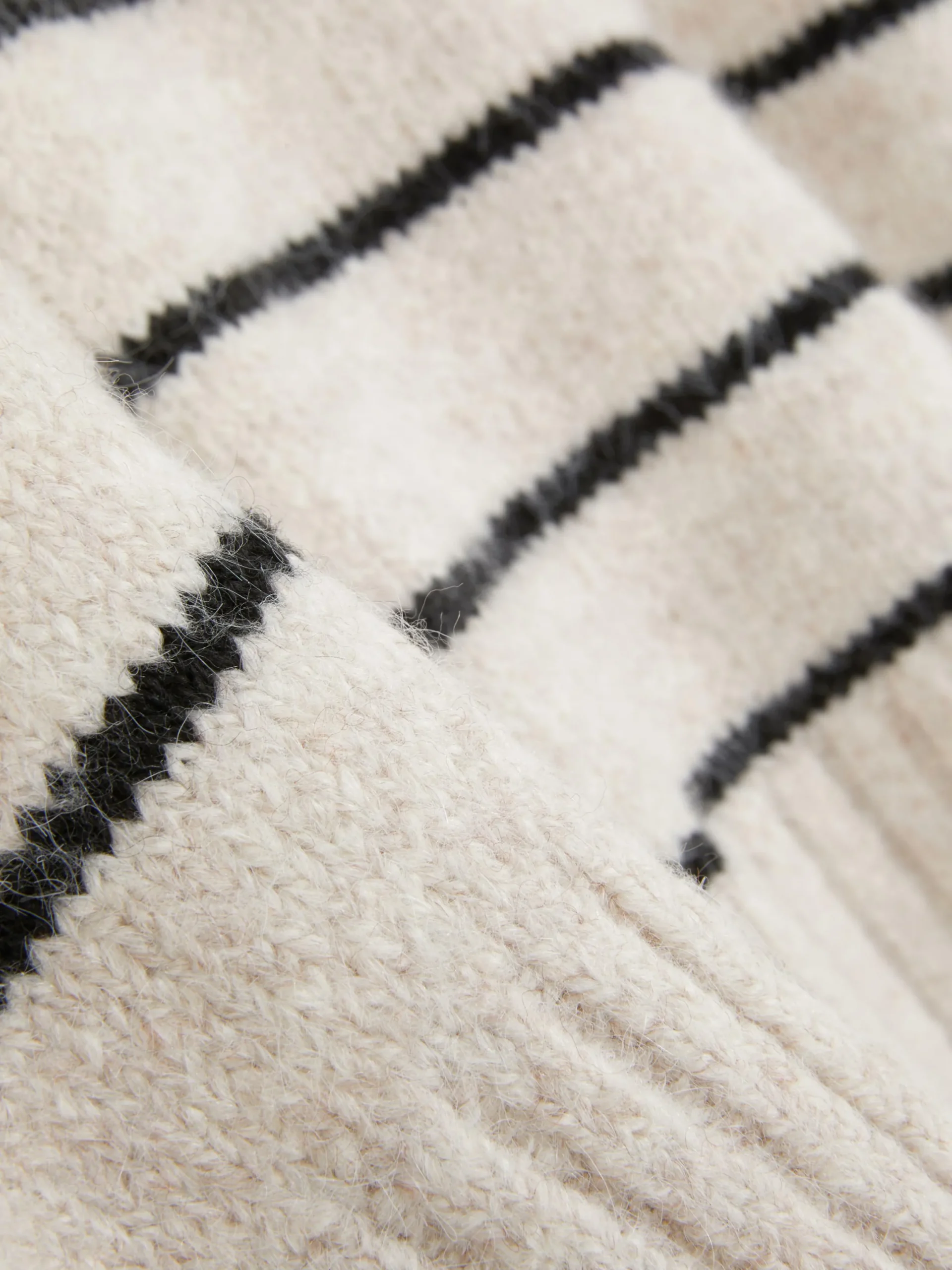 Pullover Und Cardigans|Primark Gestreifter Pullover Mit Geradem Schnitt Beige