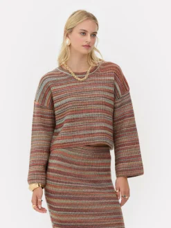 Pullover Und Cardigans|Primark Gestreifter „Rita Ora“ Strickpullover Zum Kombinieren Multi