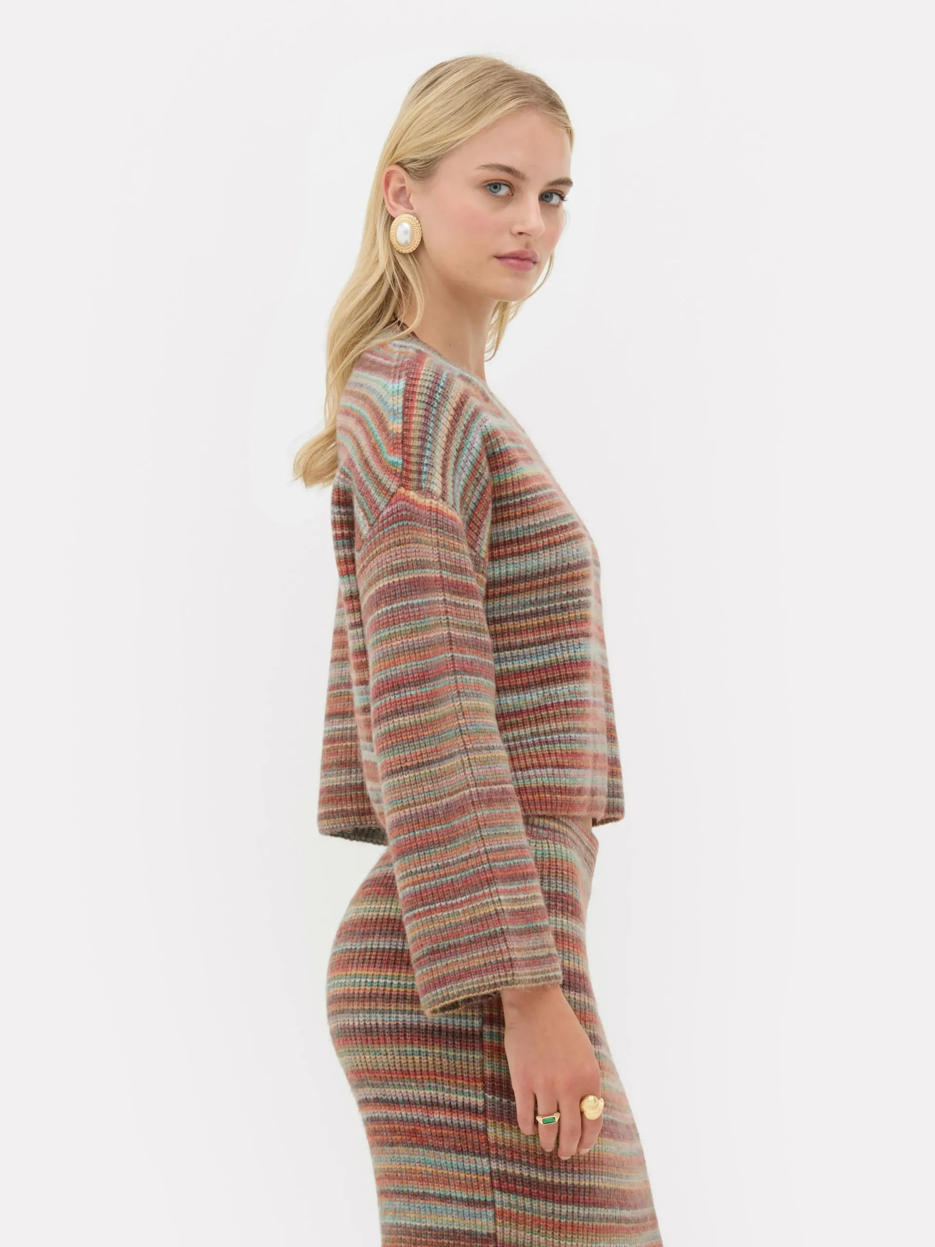 Pullover Und Cardigans|Primark Gestreifter „Rita Ora“ Strickpullover Zum Kombinieren Multi