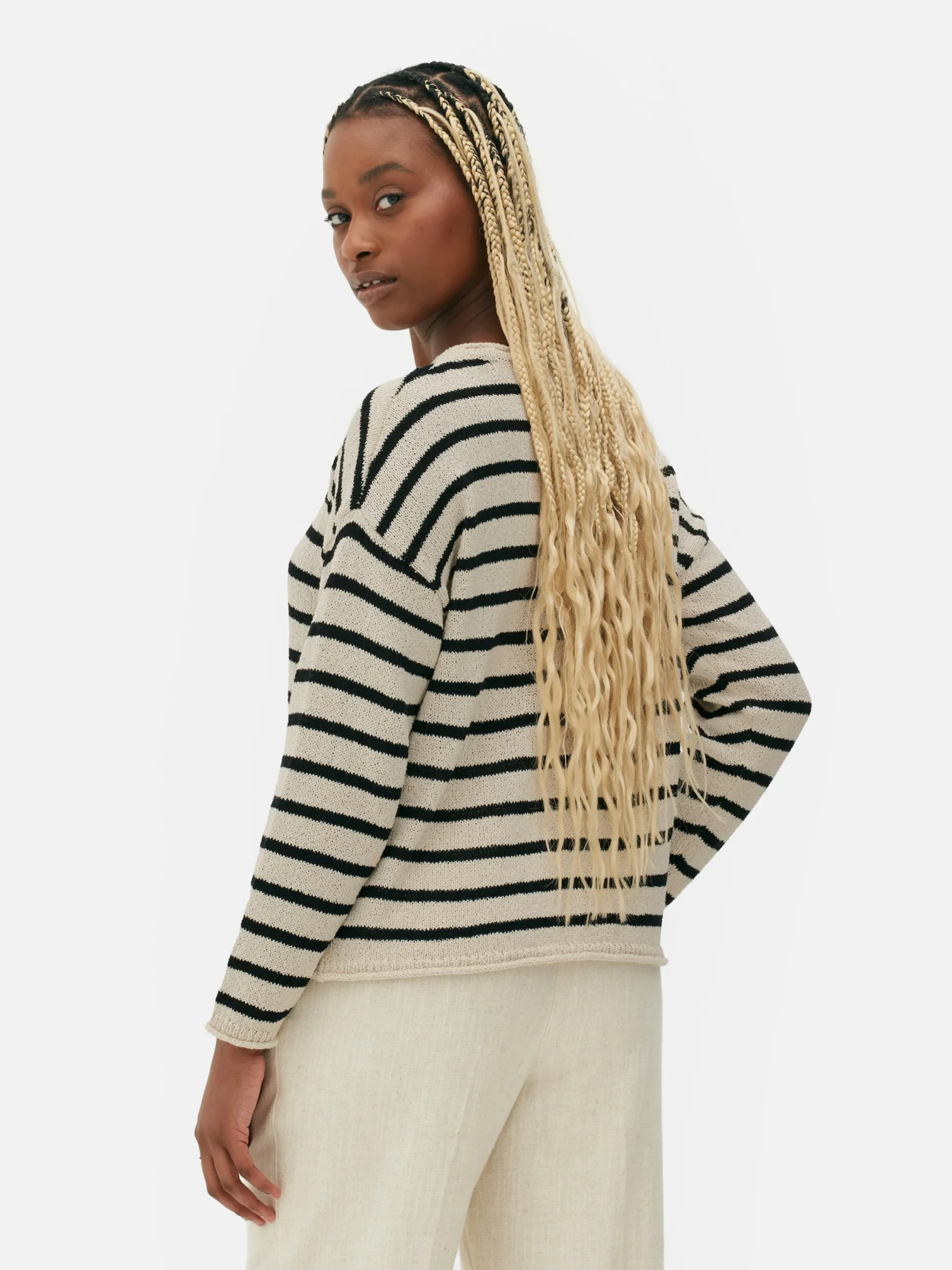 Pullover Und Cardigans|Primark Gestreifter Strickpullover Multi