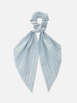 Haarschmuck|Primark Gestreiftes Haargummi Mit Schleife Blau