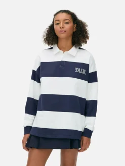 Tops Und T-Shirts|Primark Gestreiftes „Yale“ Poloshirt Marineblau