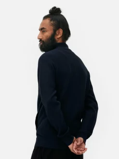 Pullover Und Cardigans|Primark Gestrickter Cardigan Mit Reißverschluss Marineblau