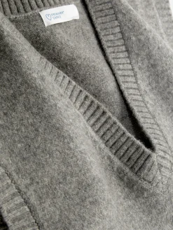 Pullover Und Cardigans|Primark Gestricktes Tanktop Mit V-Ausschnitt Grau