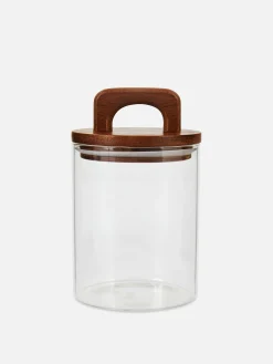 Geschirr|Primark Glasbehälter Mit Griff Transparent