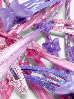 Haarschmuck|Primark Glitzernde Schmetterlings-Haarspangen, 4er-Pack Multi