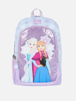 Taschen|Primark Glitzernder „Disney Die Eiskönigin“ Schulrucksack Lilafarben