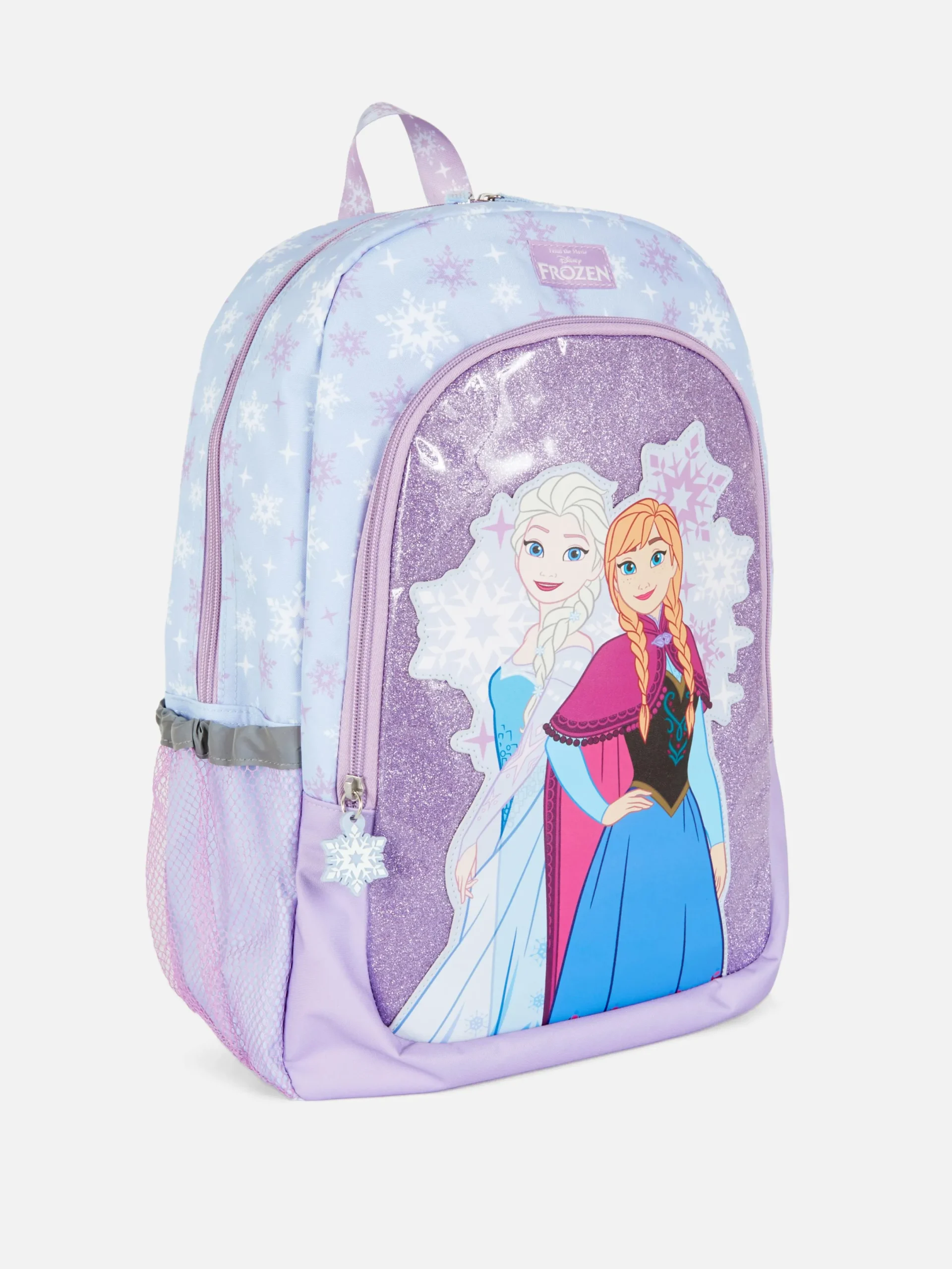 Taschen|Primark Glitzernder „Disney Die Eiskönigin“ Schulrucksack Lilafarben