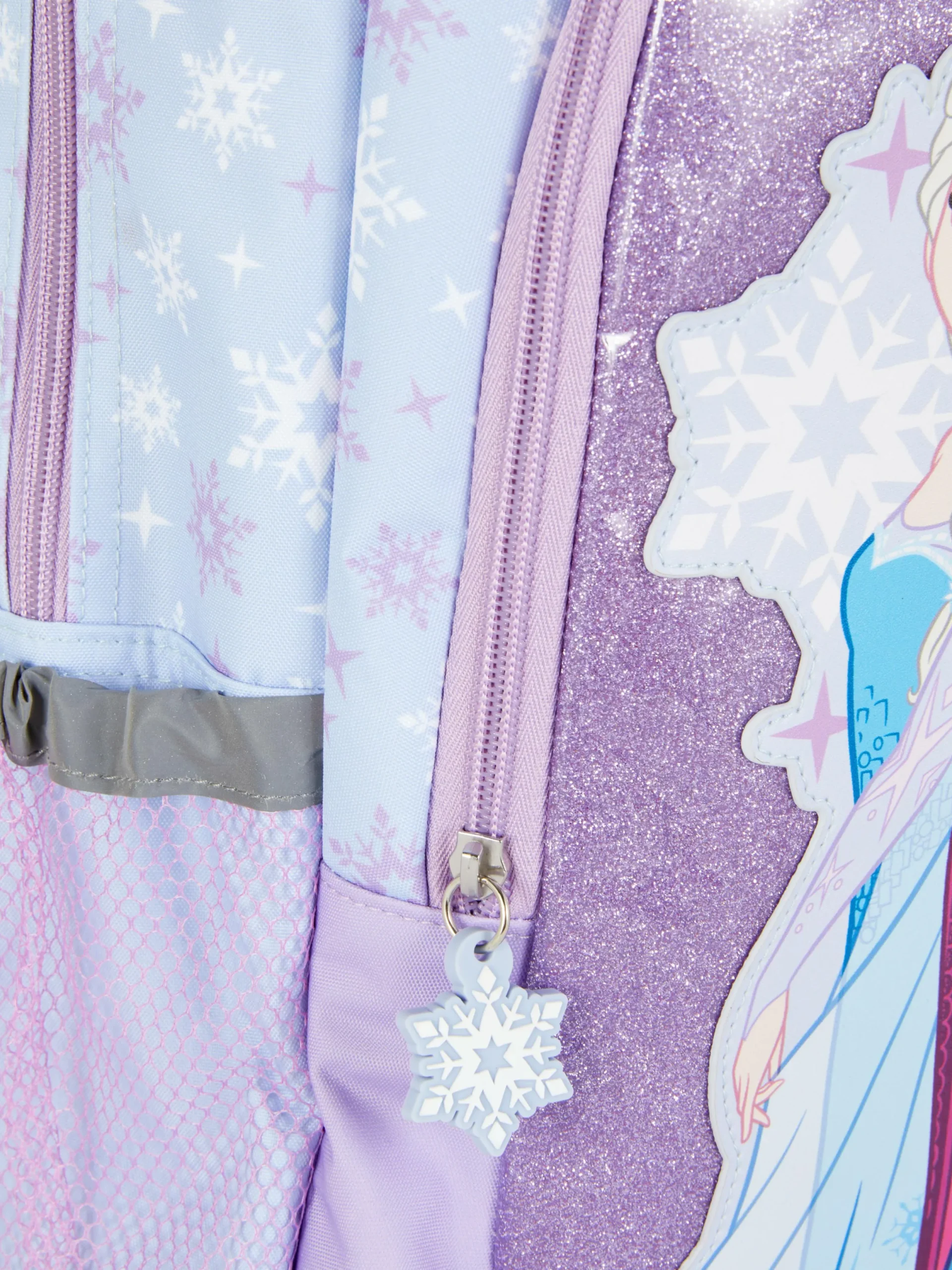 Taschen|Primark Glitzernder „Disney Die Eiskönigin“ Schulrucksack Lilafarben