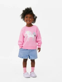 Hoodies Und Sweatshirts|Primark Grafik-Sweatshirt Mit Rundhalsausschnitt Rosa