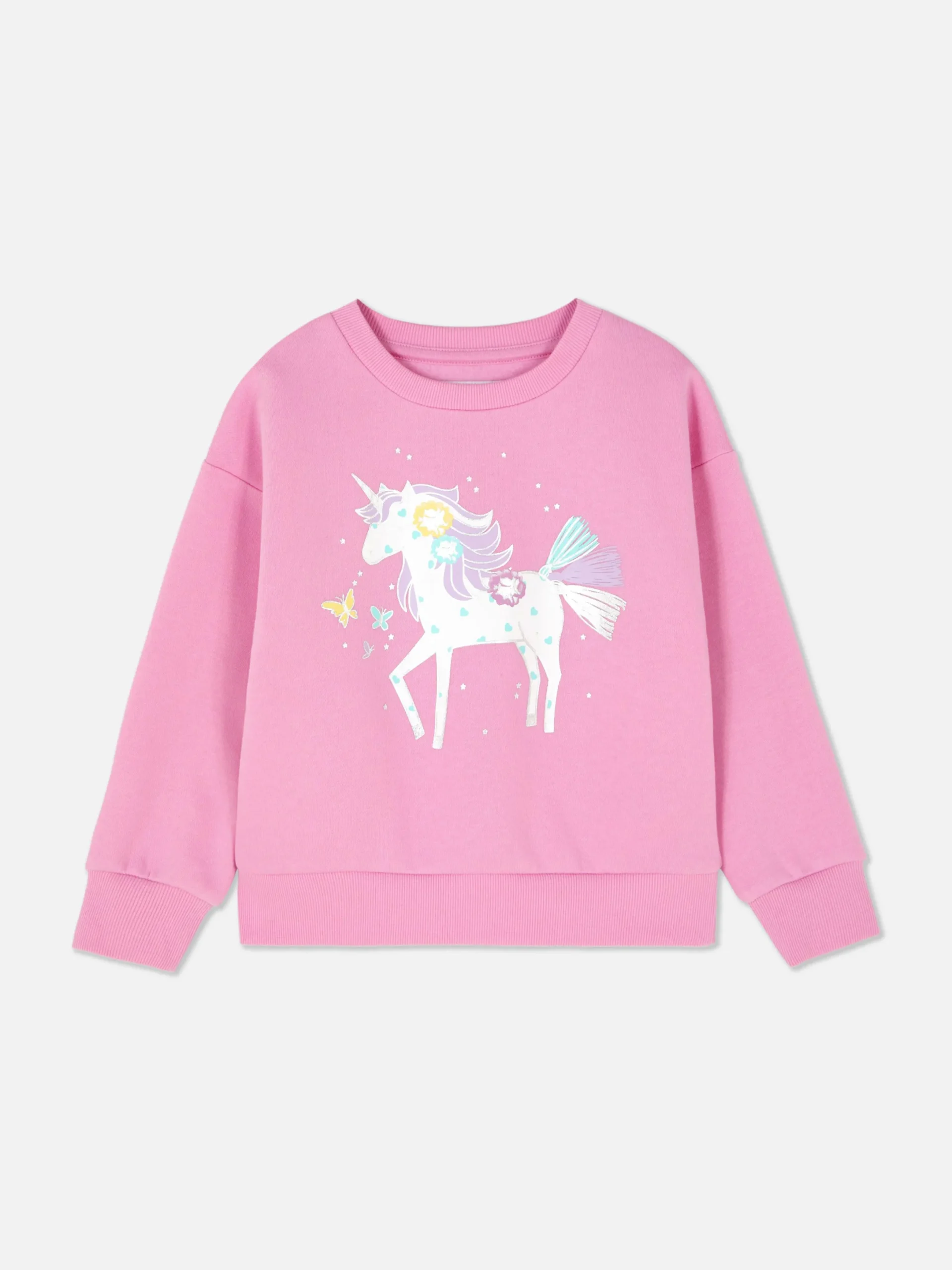 Hoodies Und Sweatshirts|Primark Grafik-Sweatshirt Mit Rundhalsausschnitt Rosa