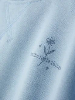 Hoodies Und Sweatshirts|Primark Grafik-Sweatshirt Mit Rundhalsausschnitt Blau