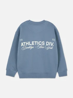 Hoodies Und Sweatshirts|Primark Grafik-Sweatshirt Mit Rundhalsausschnitt Blau
