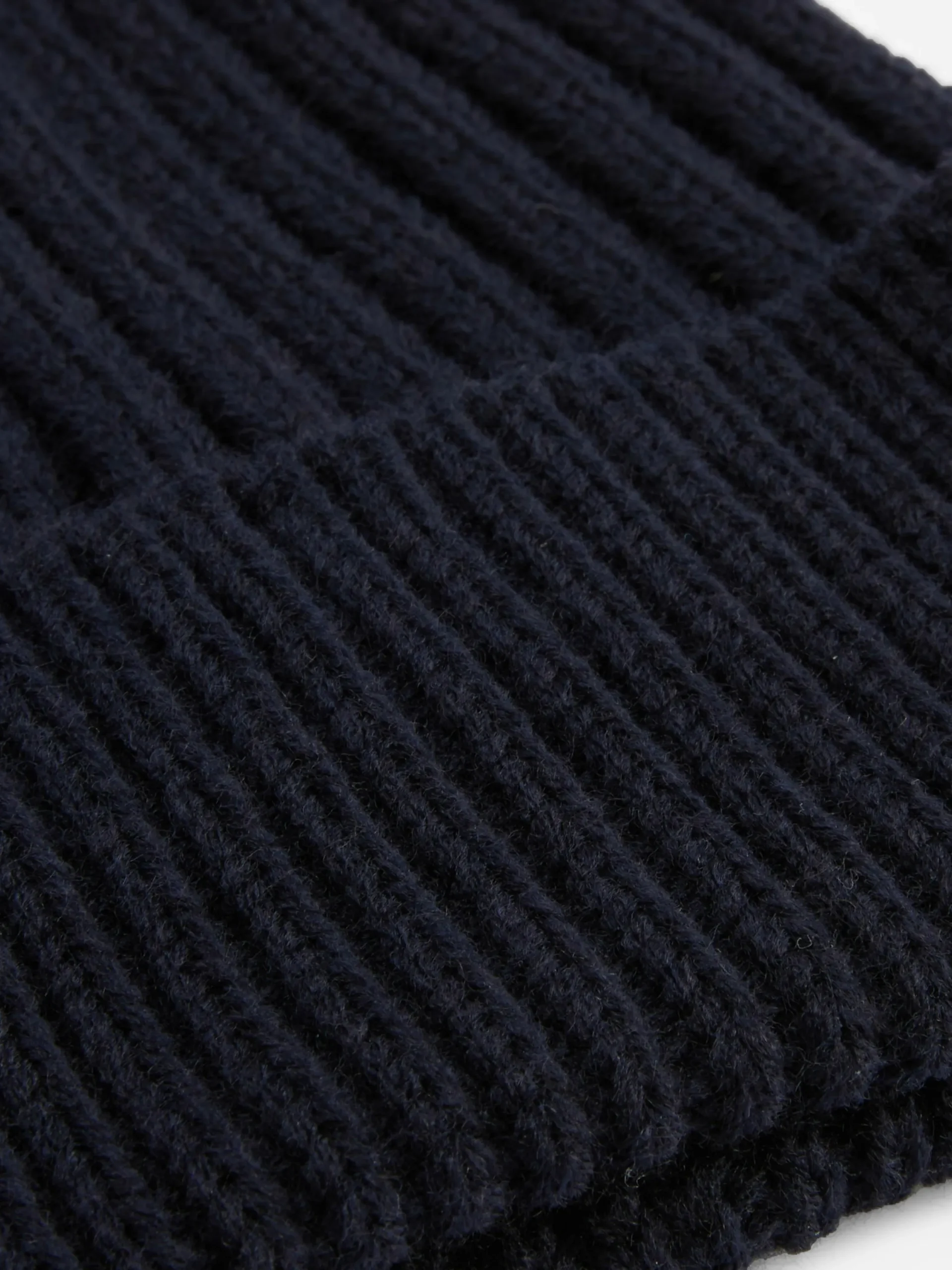 Mützen, Handschuhe Und Schals|Primark Grob Gerippte Beanie Marineblau