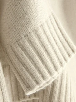 Pullover Und Cardigans|Primark Grober Strickpullover Mit V-Ausschnitt Hellbeige