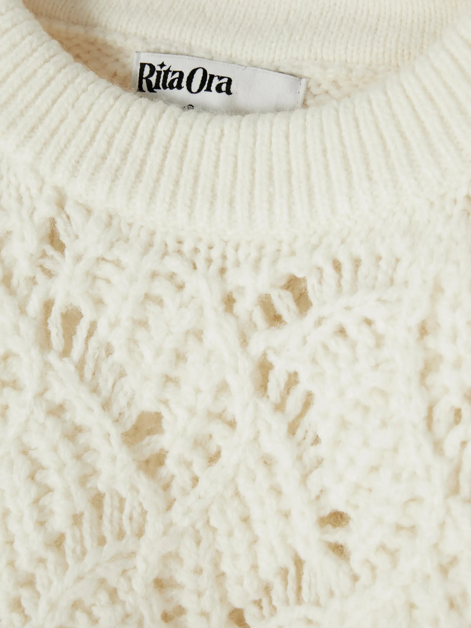 Pullover Und Cardigans|Primark Grobmaschiger „Rita Ora“ Strickpullover Mit Zopfmuster Elfenbeinfarben
