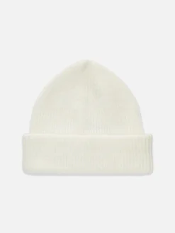 Mützen, Handschuhe Und Schals|Primark Grobstrick-Beanie Mit Umschlag Elfenbeinfarben