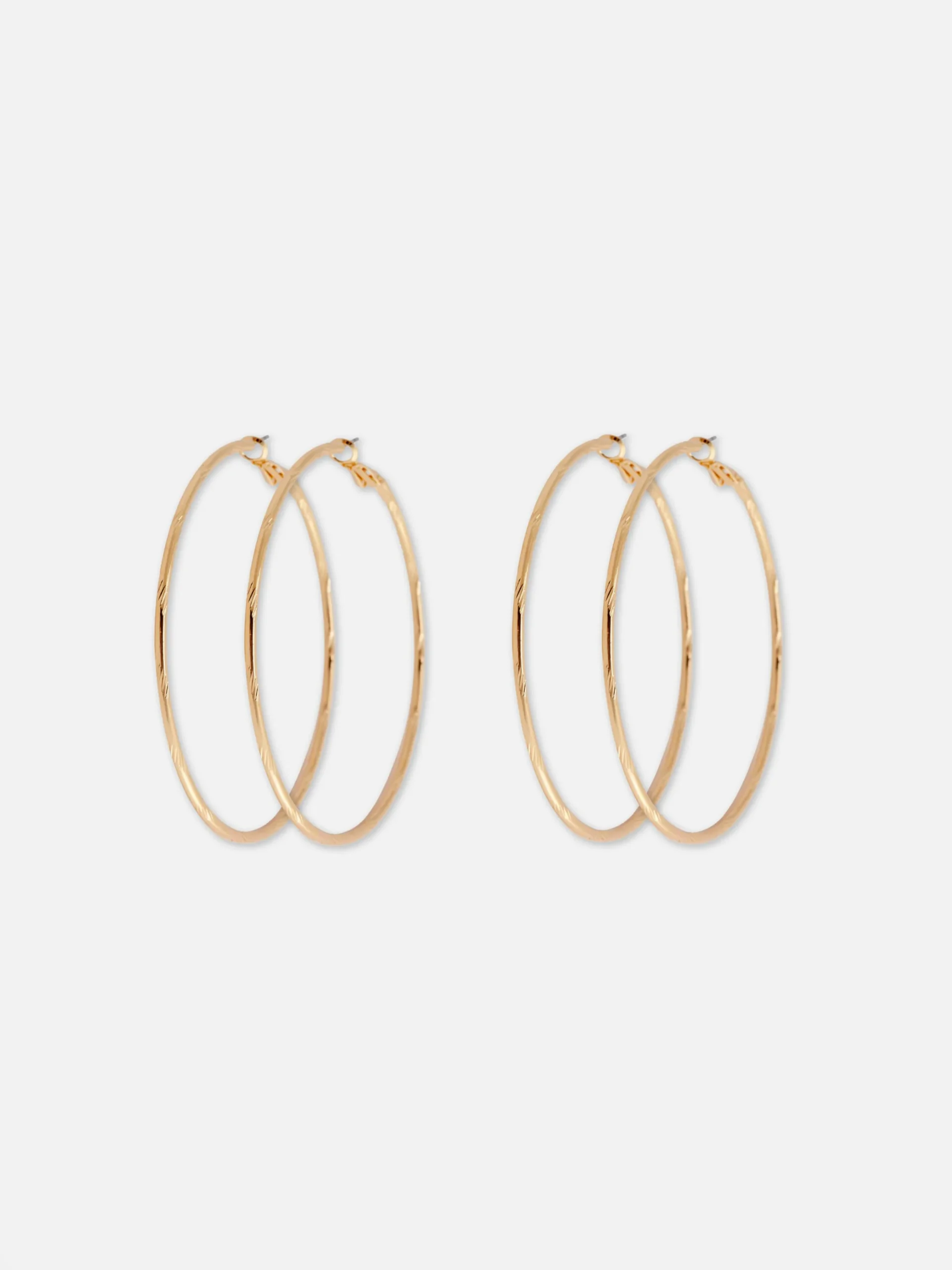 Schmuck|Primark Große Creolen, 2er-Pack Gelb