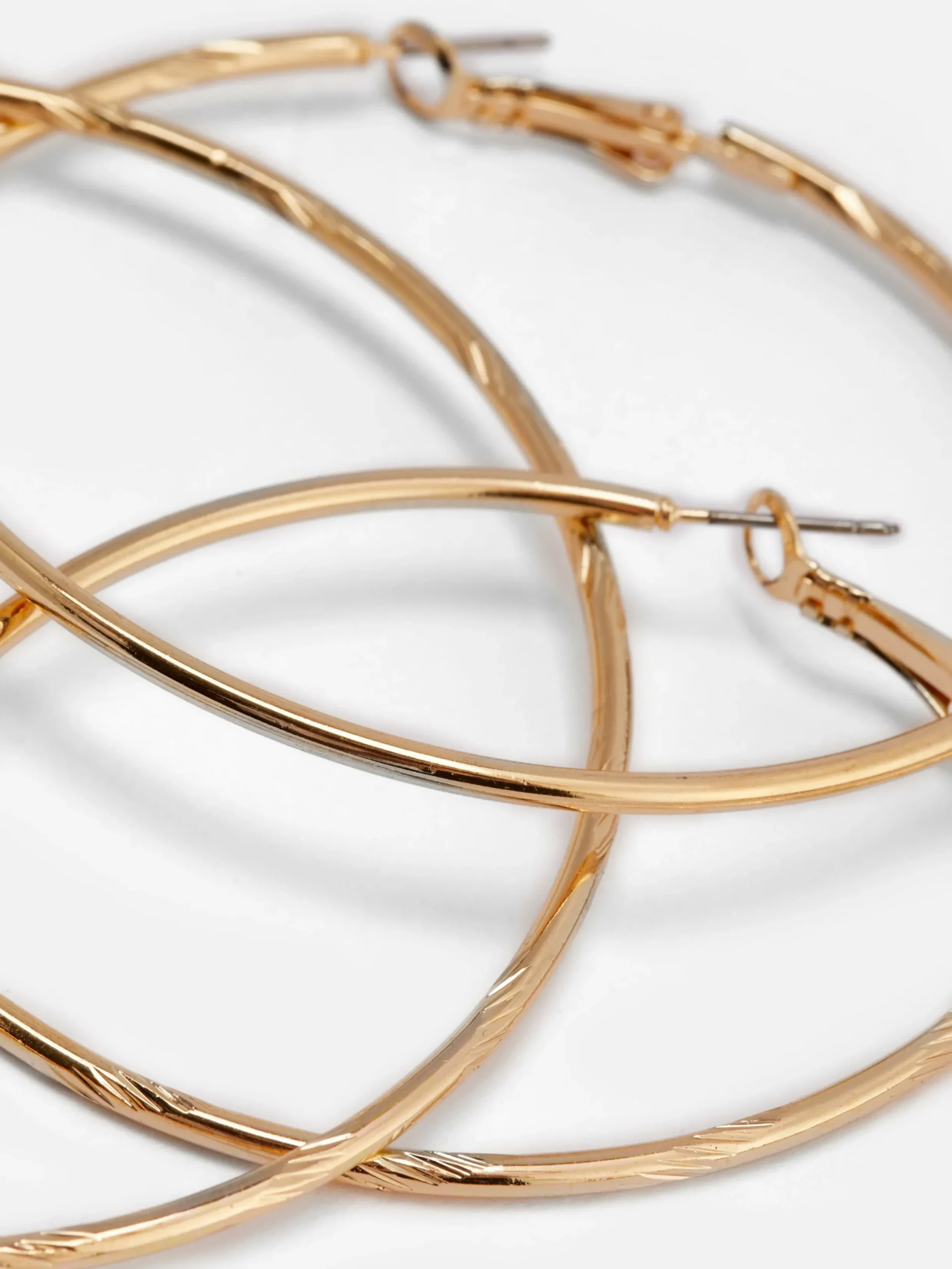 Schmuck|Primark Große Creolen, 2er-Pack Gelb