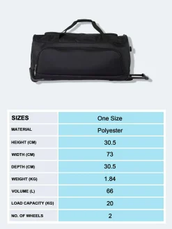 Taschen Und Portemonnaies|Primark Große Duffel-Tasche Mit Rollen Schwarz