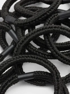 Haarschmuck|Primark Große Haargummis, 12er-Pack Schwarz