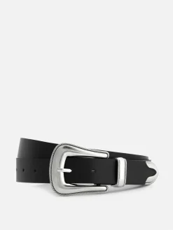 Gürtel|Denim|Primark Gürtel Im Western-Look Schwarz