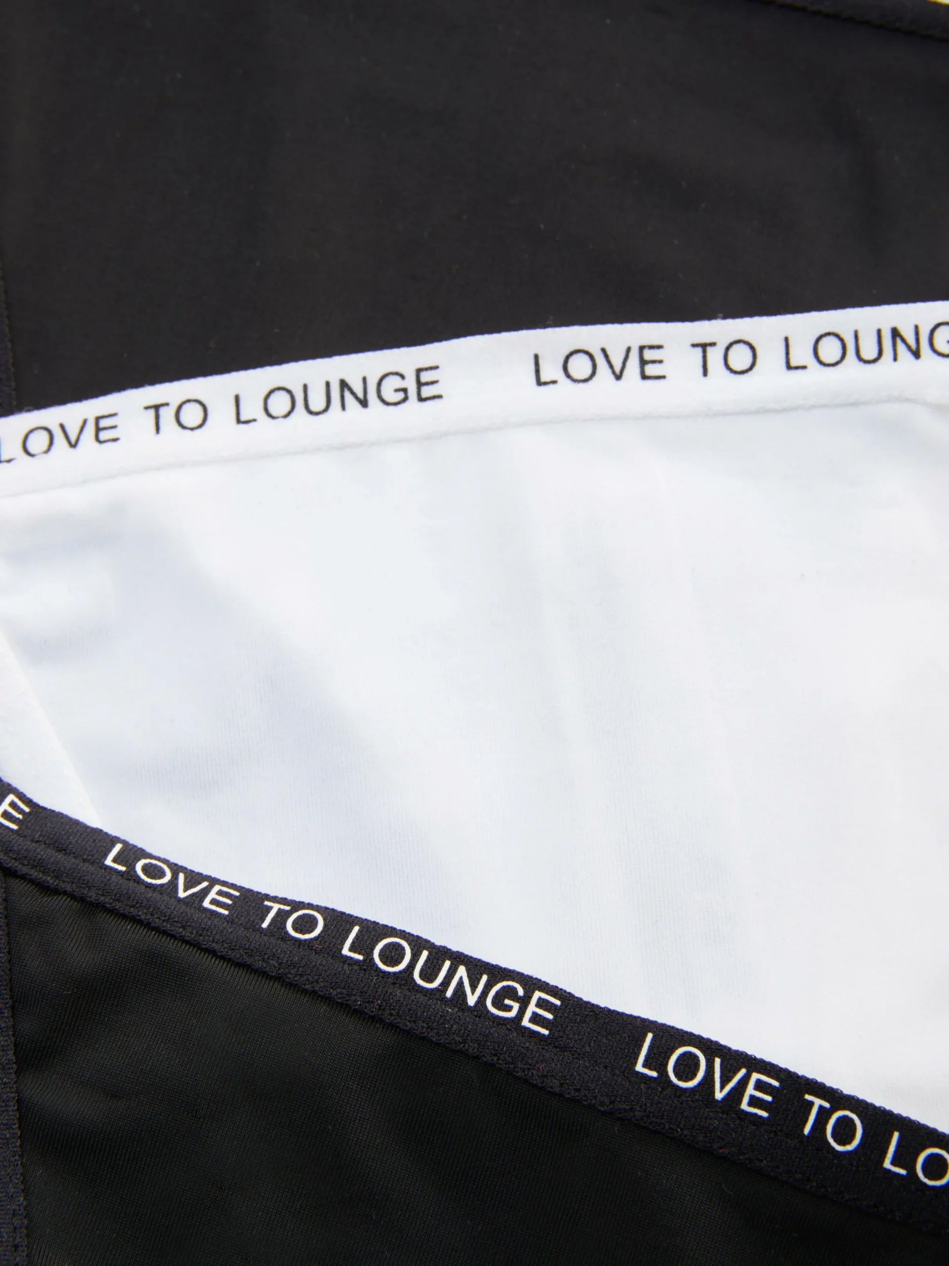Slips|Primark G-String-Tangas Aus Mikrofaser, 3er-Pack Schwarz/Weiß