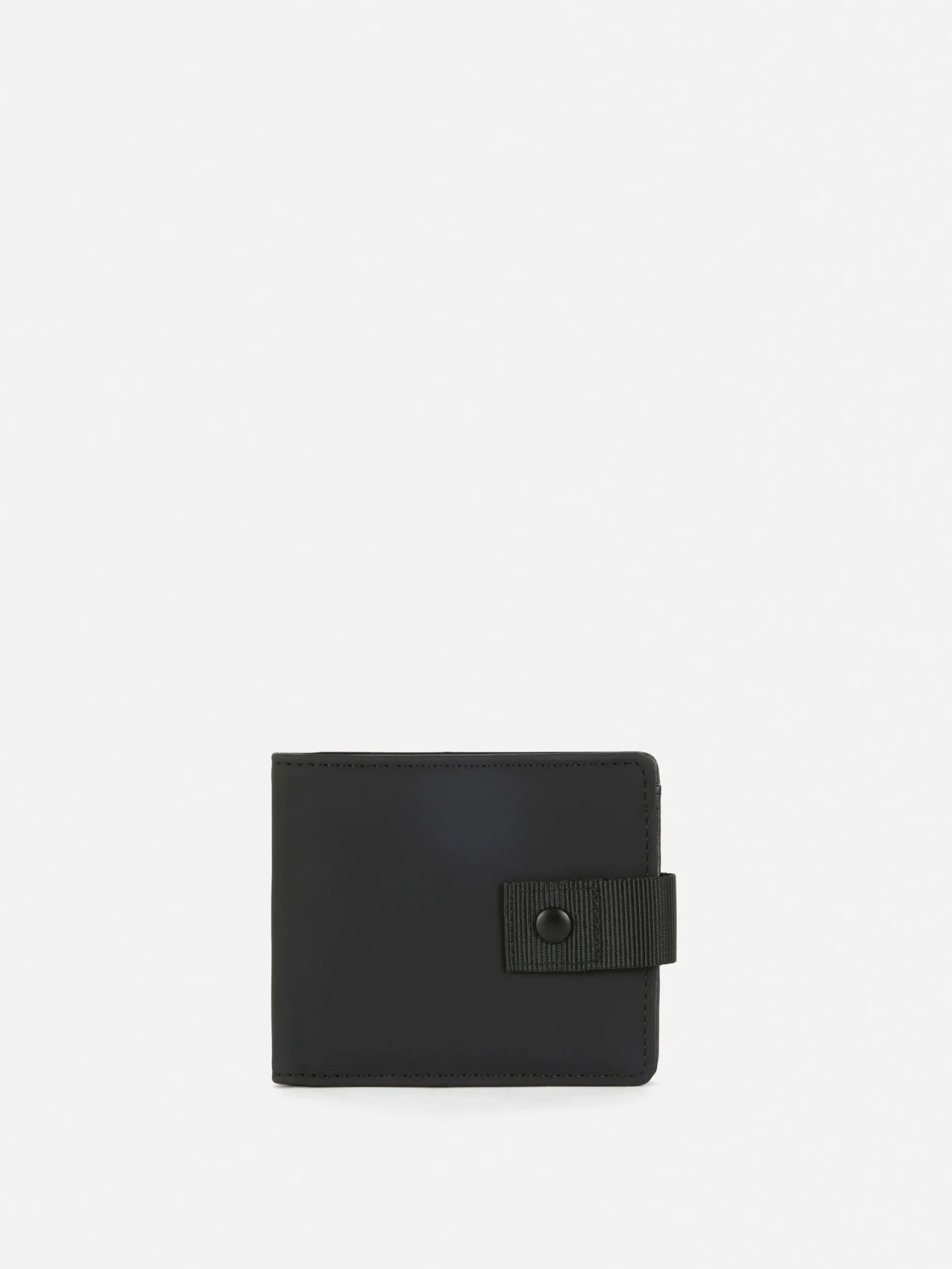 Taschen Und Portemonnaies|Primark Gummierte Faltbrieftasche Schwarz