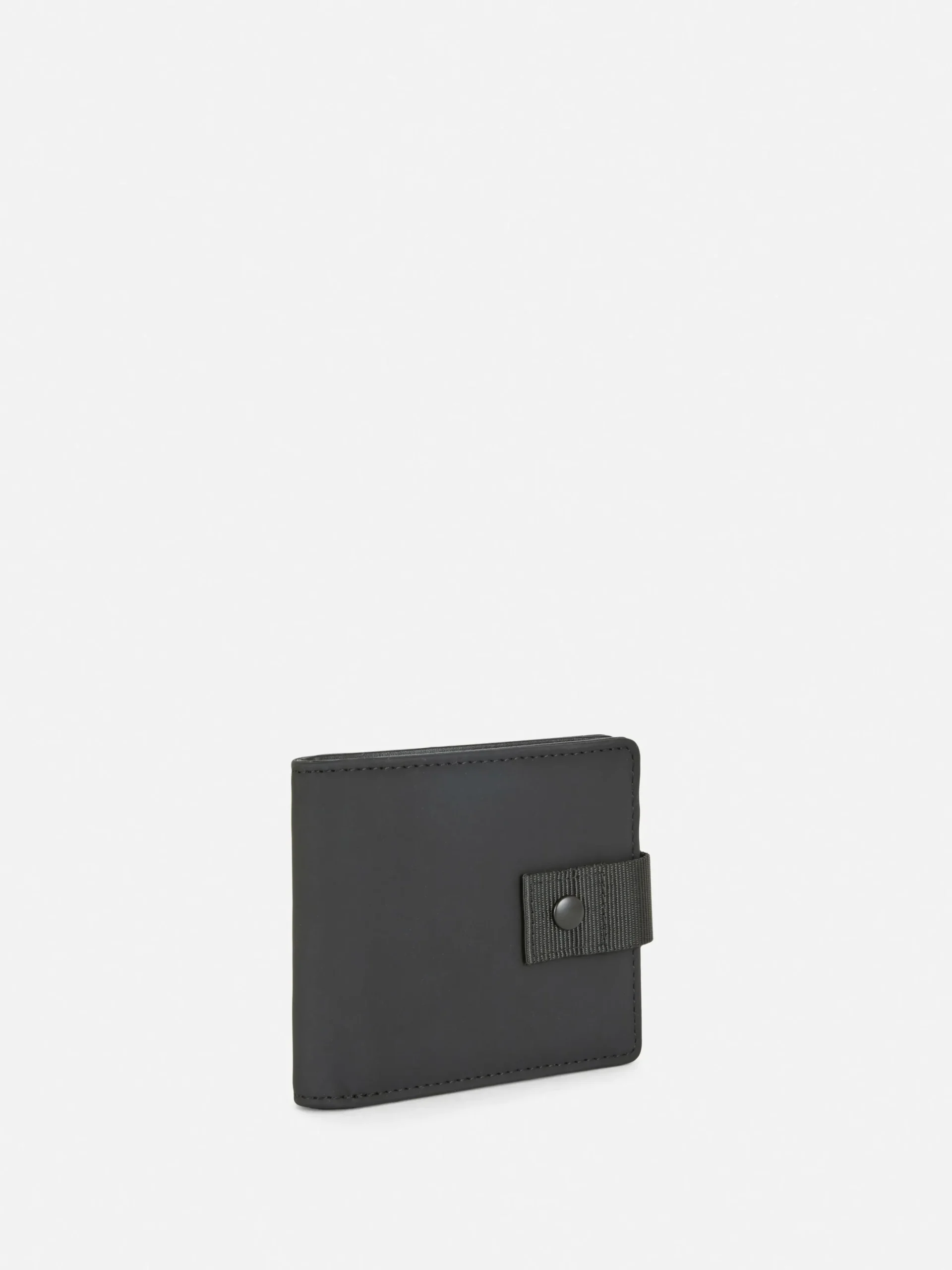 Taschen Und Portemonnaies|Primark Gummierte Faltbrieftasche Schwarz