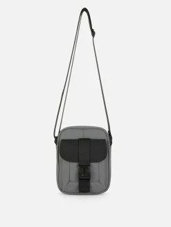 Taschen Und Portemonnaies|Primark Gummierte Umhängetasche Grau