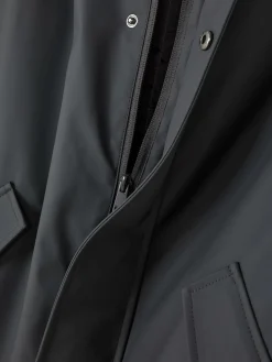 Jacken Und Mäntel|Primark Gummierter Parka Mit Kapuze Grau