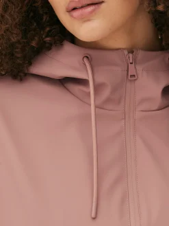 Jacken Und Mäntel|Primark Gummierter Regenmantel Mit Kapuze Rosa