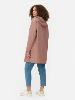 Jacken Und Mäntel|Primark Gummierter Regenmantel Mit Kapuze Rosa