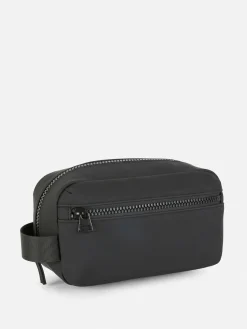 Taschen Und Portemonnaies|Primark Gummierter Waschbeutel Schwarz