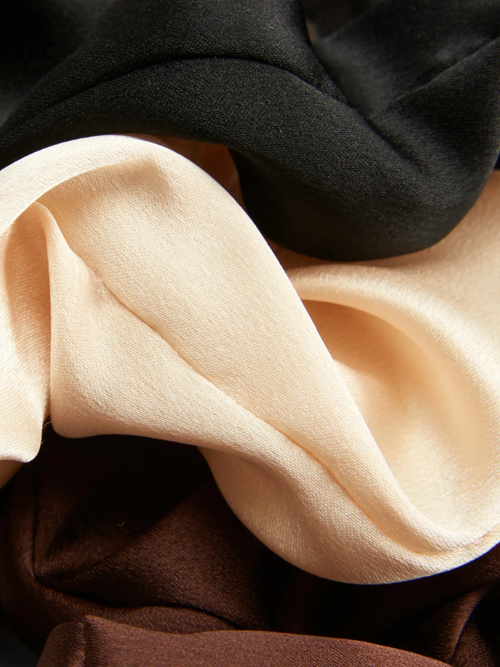 Haarschmuck|Primark Haargummis Aus Satin, 3er-Pack Braun