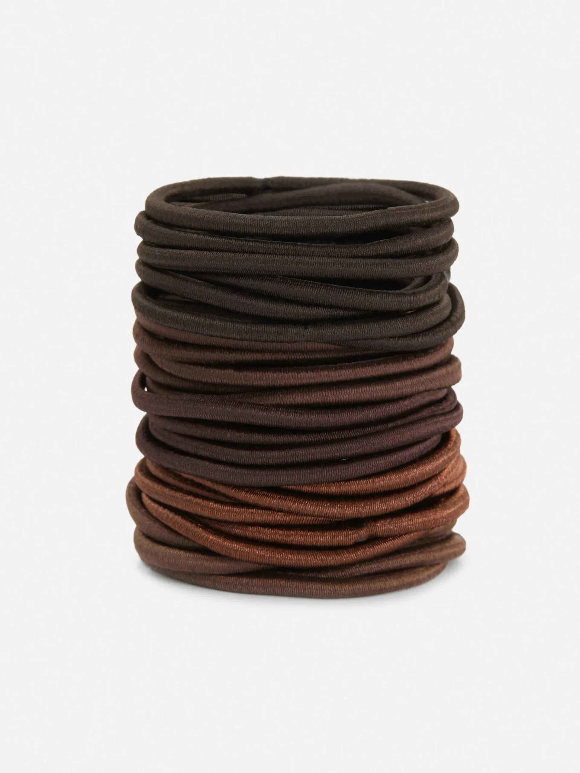 Haarschmuck|Primark Haargummis, 60er-Pack Braun