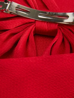 Haarschmuck|Primark Haarklammer Mit Strukturierter Schleife Rot