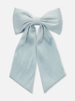 Haarschmuck|Primark Haarklammer Mit Strukturierter Schleife Blau