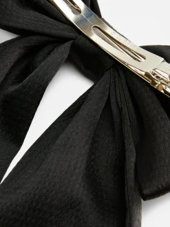 Haarschmuck|Primark Haarklammer Mit Strukturierter Schleife Schwarz