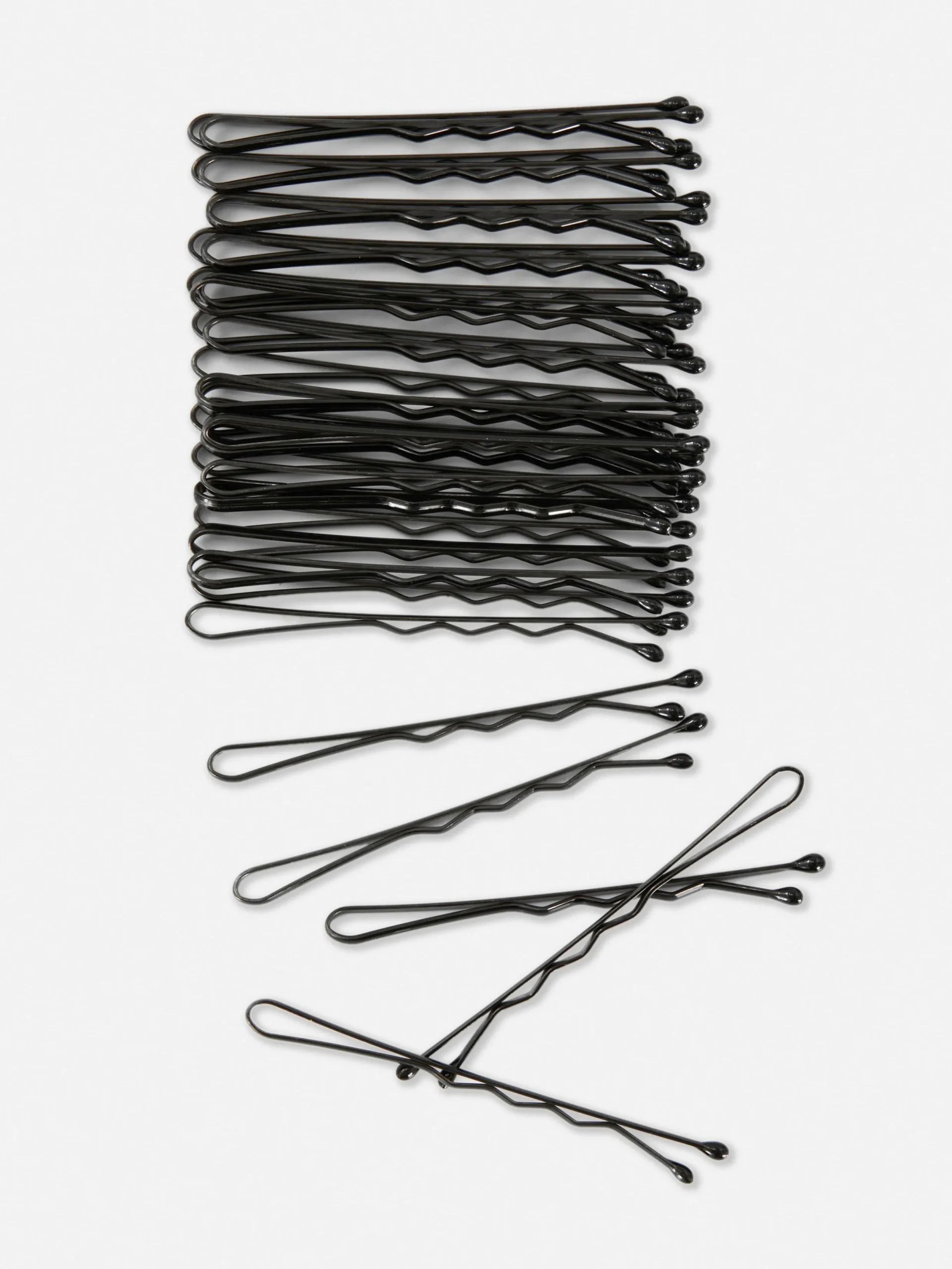 Haarschmuck|Primark Haarklammern, 60er-Pack Schwarz