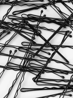 Haarschmuck|Primark Haarklammern, 60er-Pack Schwarz
