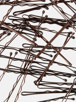 Haarschmuck|Primark Haarklammern, 60er-Pack Braun
