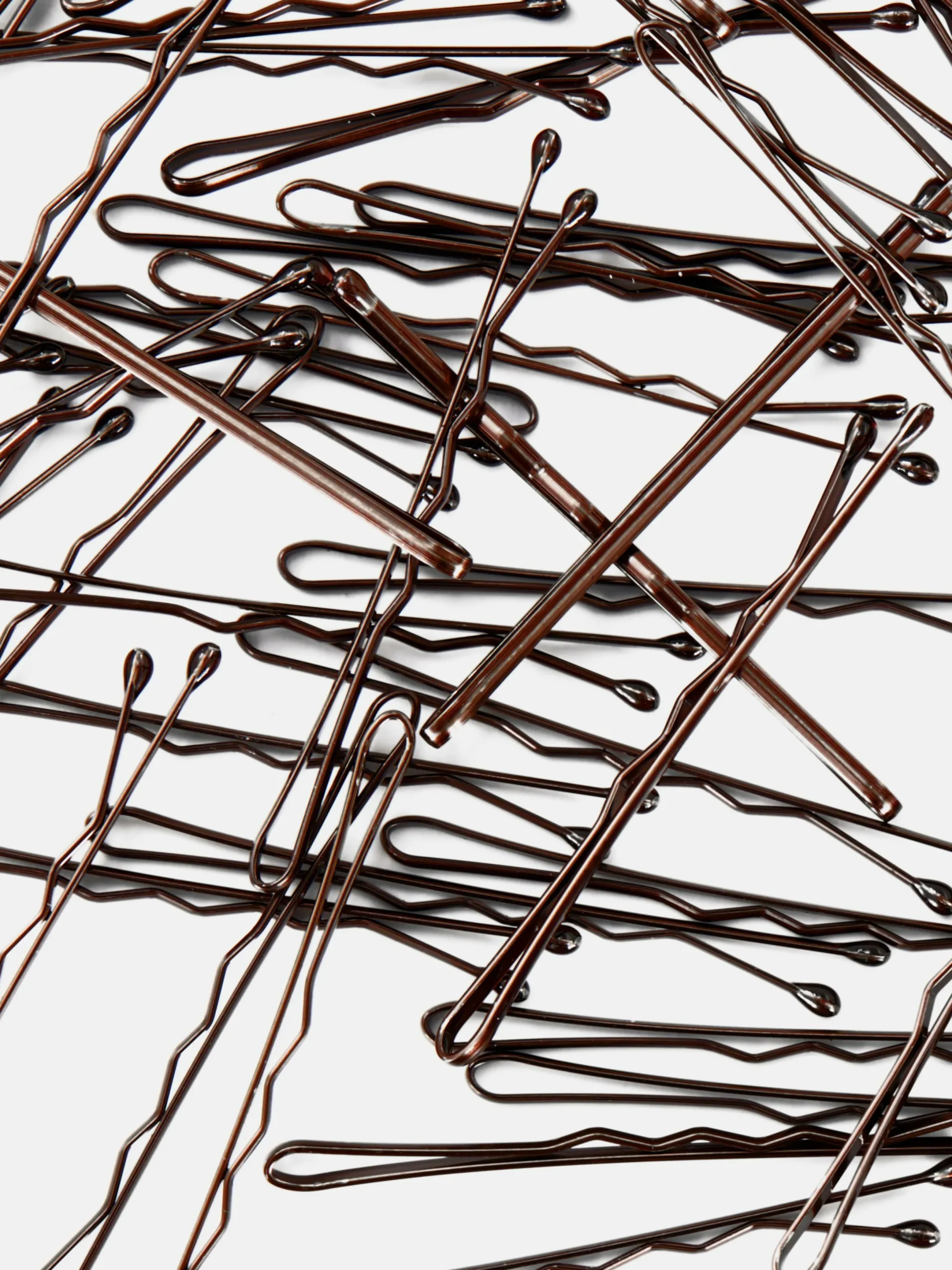 Haarschmuck|Primark Haarklammern, 60er-Pack Braun