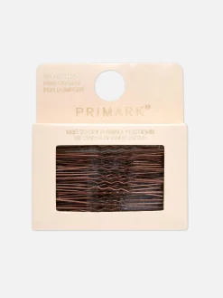 Haarschmuck|Primark Haarklammern In Schachtel, 40er-Pack Braun