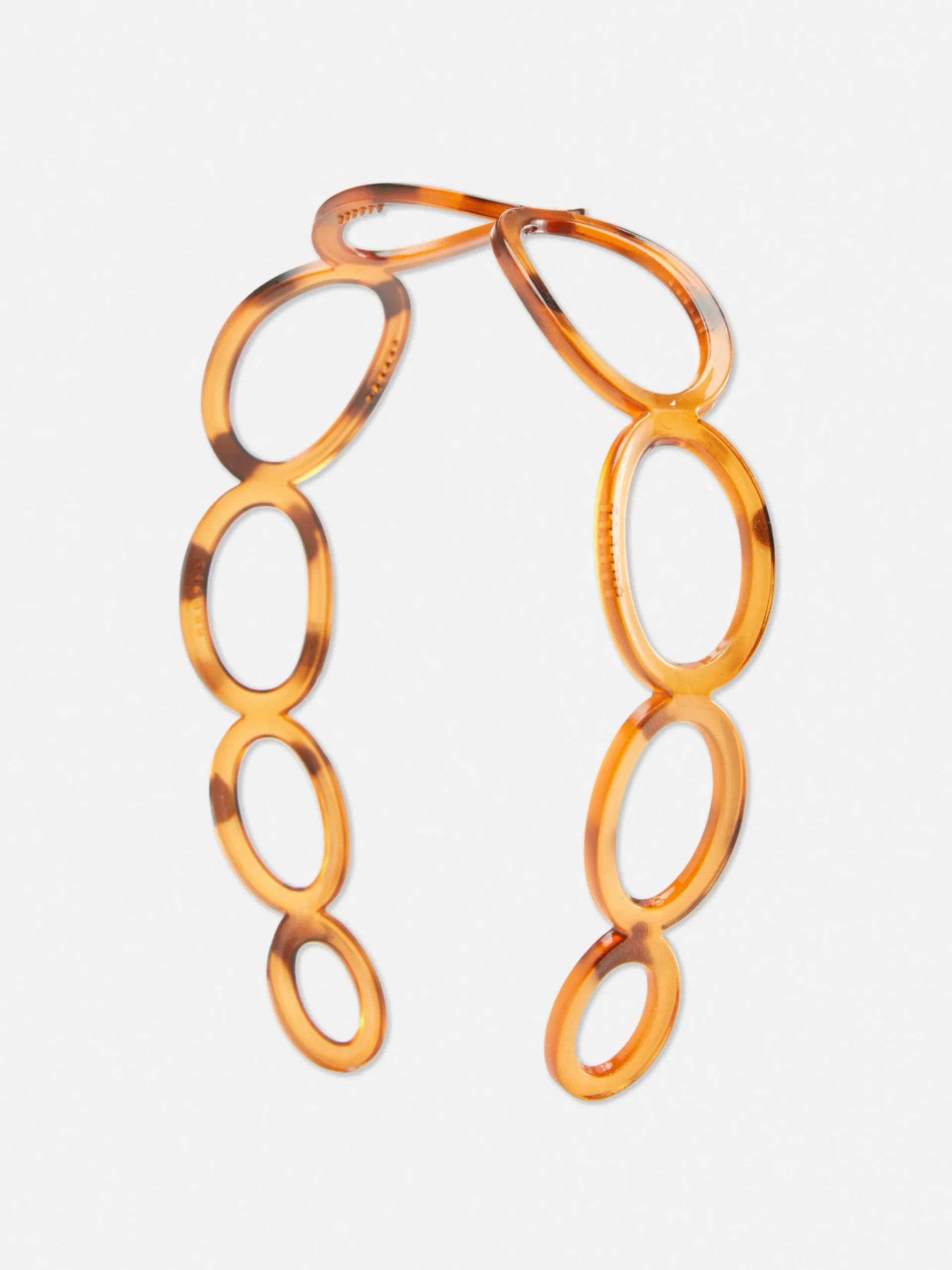 Haarschmuck|Primark Haarreif Aus Harz Mit Ovalem Design Braun