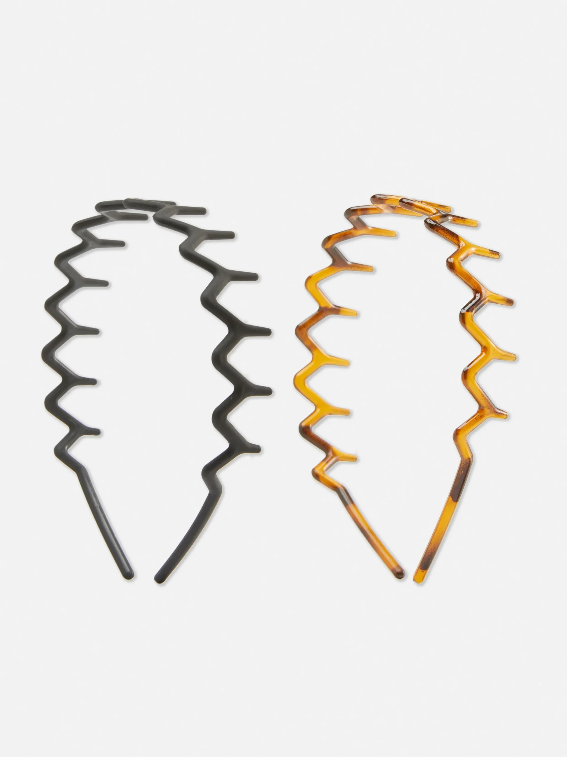 Haarschmuck|Primark Haarreife Mit Zickzack-Design, 2er-Pack Braun