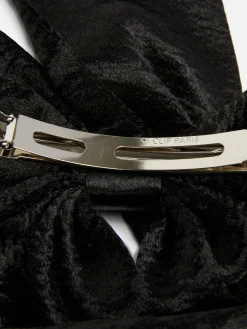 Haarschmuck|Primark Haarschleife Aus Satin Mit Knittereffekt Schwarz