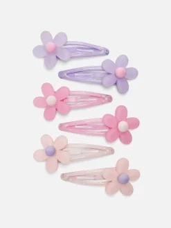 Haarschmuck|Primark Haarspangen Mit Blumen, 6er-Pack Rosa