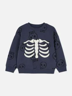 Halloween-Kostüme Für Kinder|Halloween Alle|Primark „Halloween“ Langärmeliges Sweatshirt Grau